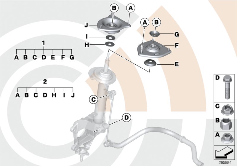 Repair kit, support bearing
