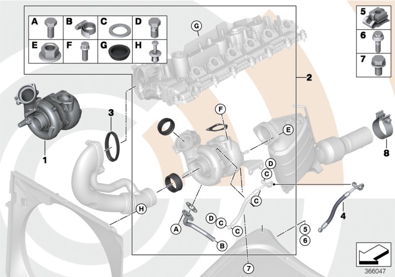 Exh.turbocharger & add-on kit Value Line