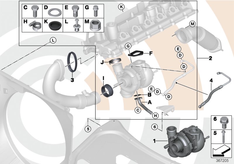 Exh.turbocharger & add-on kit Value Line
