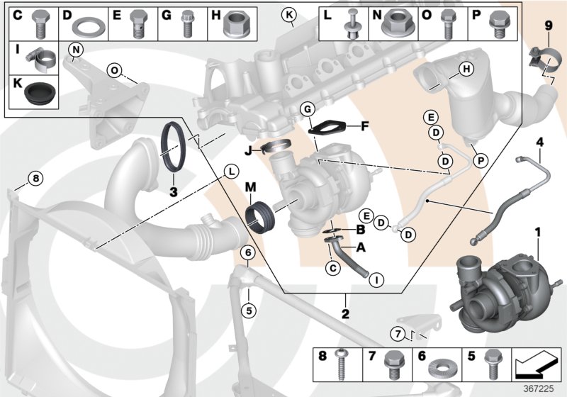 Exh.turbocharger & add-on kit Value Line