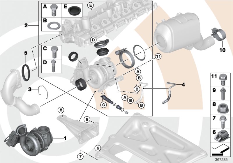 Exh.turbocharger & add-on kit Value Line