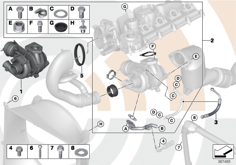 Exh.turbocharger & add-on kit Value Line