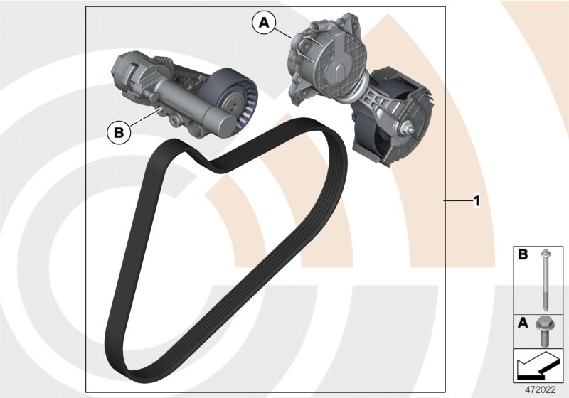 Repair kit, belt drives, Value Line