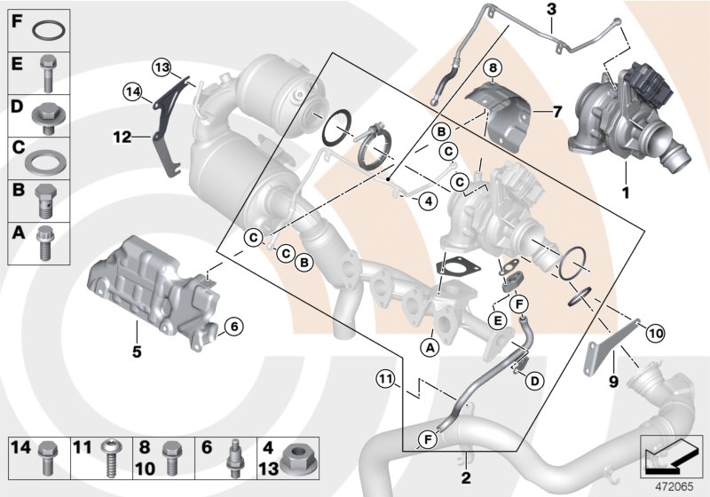 Exh.turbocharger & add-on kit Value Line