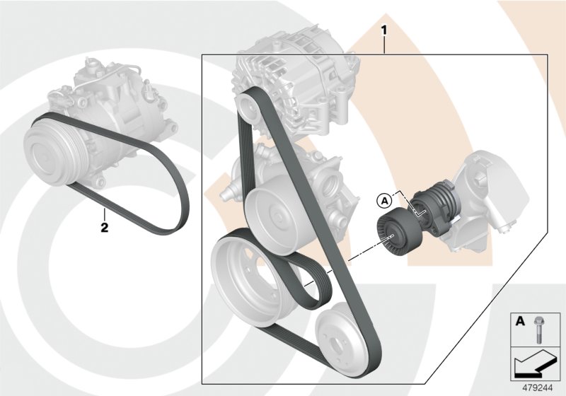 Repair kit, belt drives, Value Line