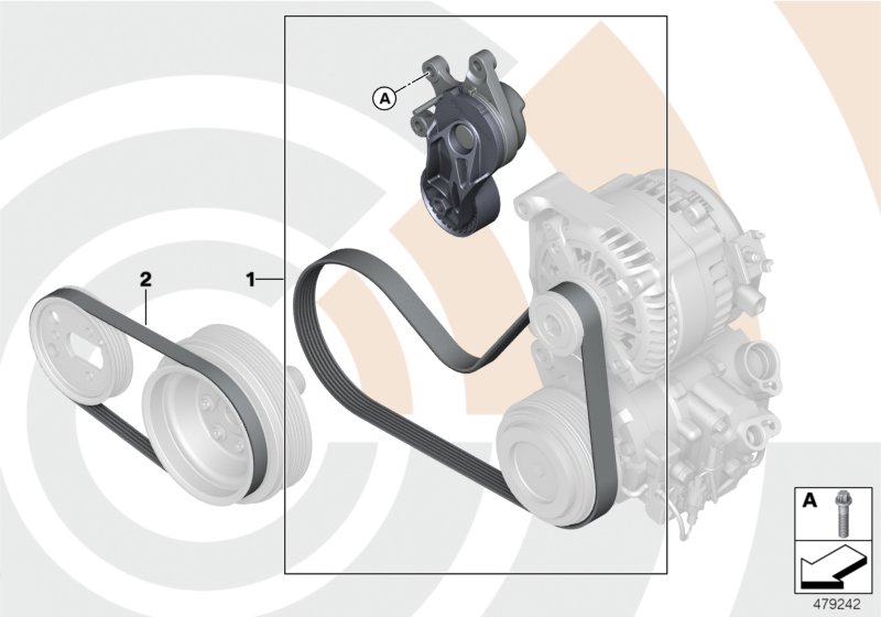 Repair kit, belt drives, Value Line