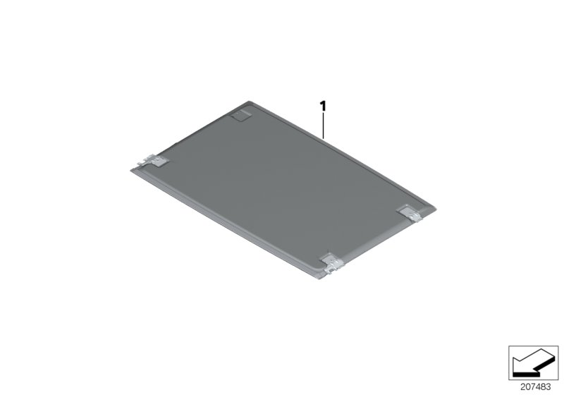 Individual slide/tilt sunroof
