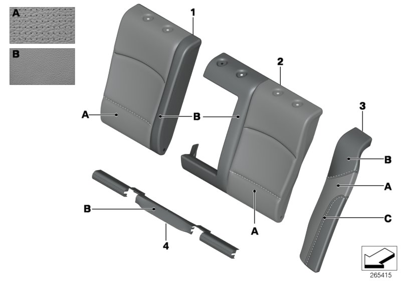 I.through-loading S.KlimaLeather,rr seat