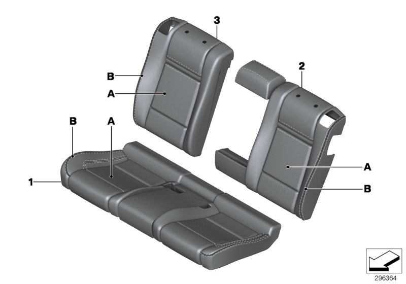 Indiv. M cover, leath.s.rear (S4UKA) USA