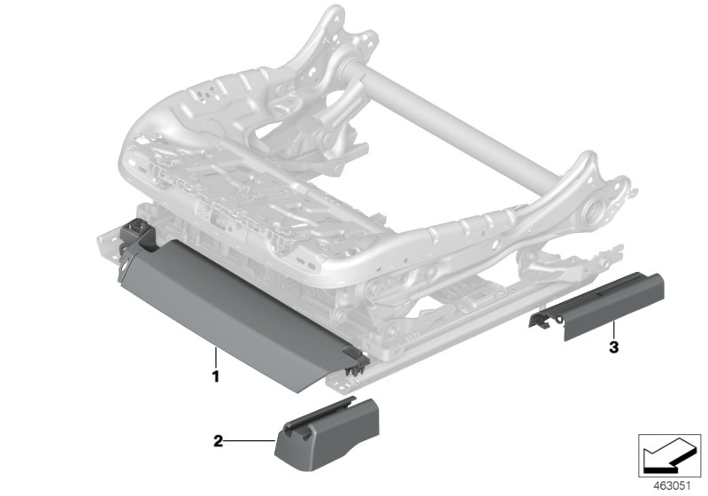 Indi.seat trims front "Captains Chair"