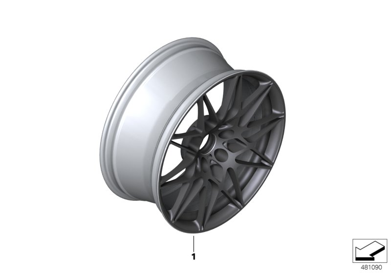 Individ.opt.LA wheel M double spoke 666M