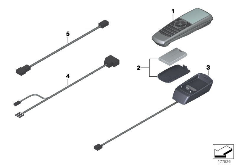 Bluetooth telephone, rear door
