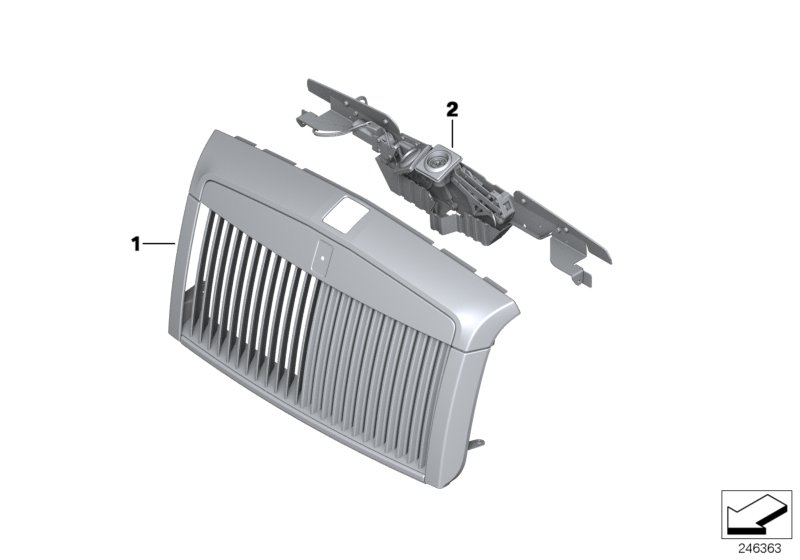 Grill, polished